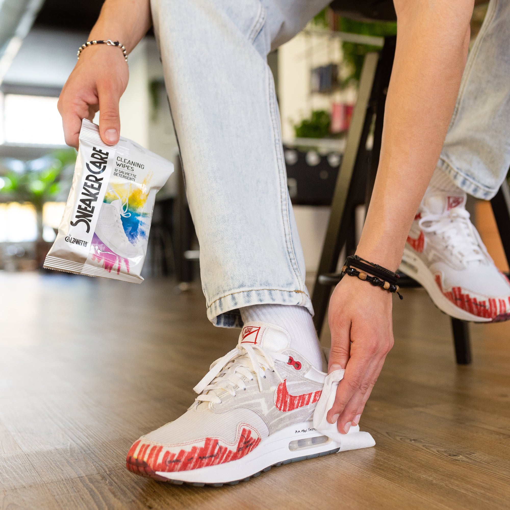 Sneaker Care Cleaning wipes